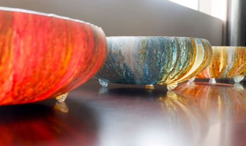 Glass bowl pour | Art & Wall Decor by Hay Hay