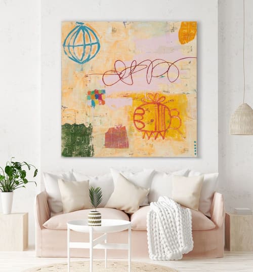 Inviting Play | Mixed Media by Bibby Gignilliat