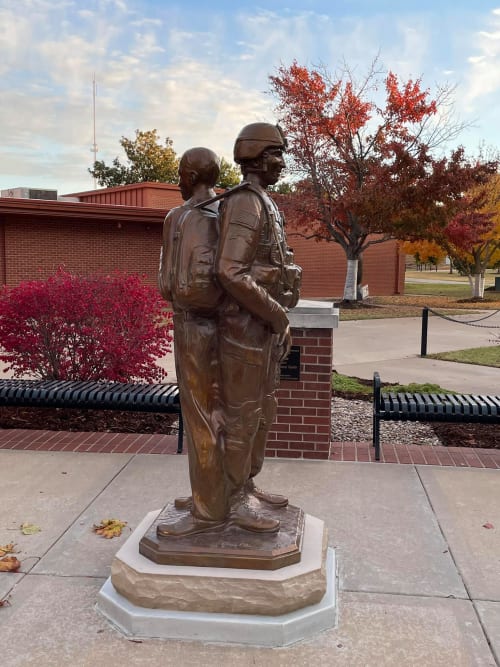 Tried and True by Gary Alsum, NSG | Public Sculptures by JK Designs and the National Sculptors' Guild | UCO College of Fine Arts and Design in Edmond