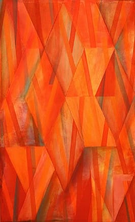 Naja, 2011 | Oil And Acrylic Painting in Paintings by Ned Evans | Four Seasons Hotel Los Angeles At Beverly Hills in Los Angeles