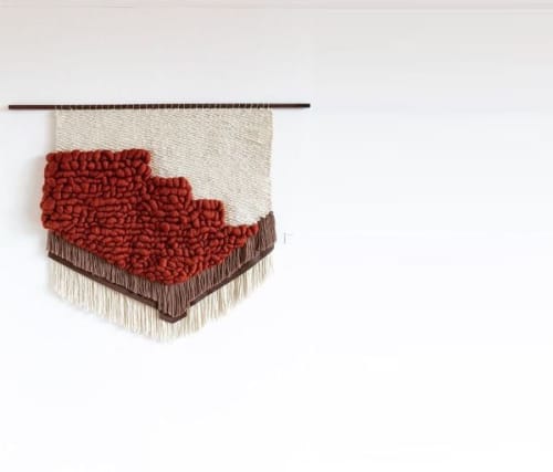 Patina | Macrame Wall Hanging in Wall Hangings by Keyaiira | leather + fiber