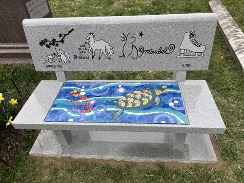 Memorial Bench - Mosaic Insert