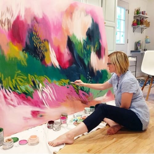 Large Abstract painting | Paintings by Loralee Nicolay