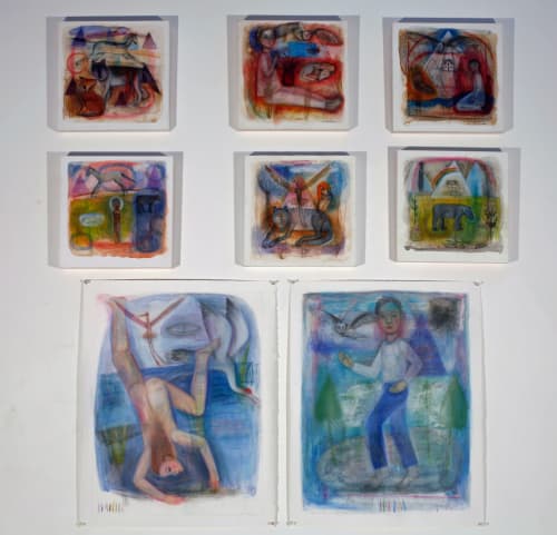 Midsummer's Eve - painting | Paintings by Joanne Hammer | Vashon Island in Vashon