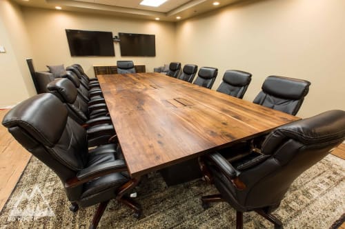 Walnut Conference Table | Tables by 40 North Designs | High Country Bank in Salida