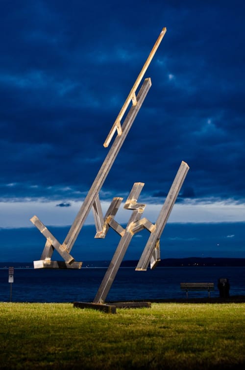 Heaven's Lightning | Public Sculptures by Miguel Edwards