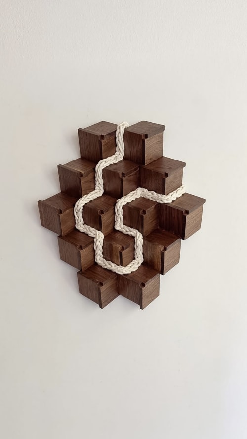 Cubic 005 | Wall Sculpture in Wall Hangings by Ana Salazar Atelier