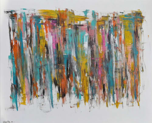 "Linse" | Oil And Acrylic Painting in Paintings by Shirly Maimom Art