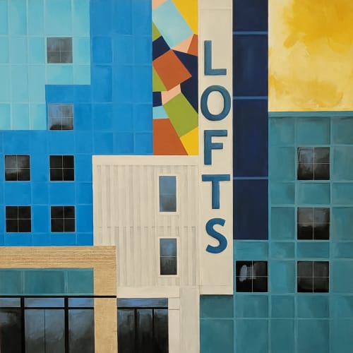 Lofts at Murray Hill | Oil And Acrylic Painting in Paintings by Keith Doles | Vestcor in Jacksonville