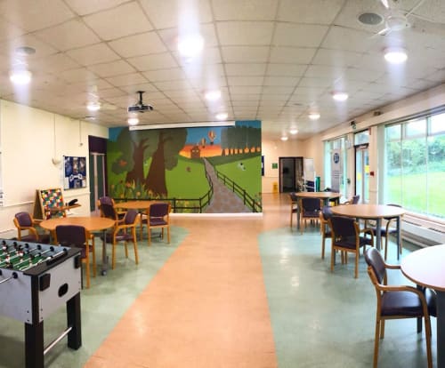 16-feet mural | Murals by Rose McDonald | Rookwood Hospital in Cardiff