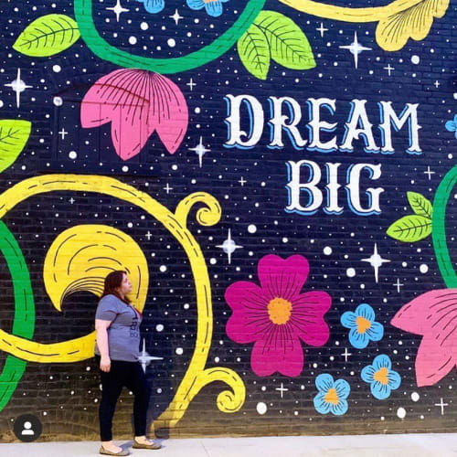 Dream Big Mural | Murals by Lisa Quine | Gordon Square Arts District in Cleveland