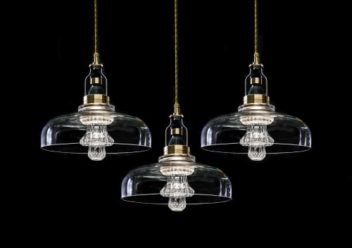 Blown glass/crystal inserts #40 | Pendants by Vitro Lighting Designs