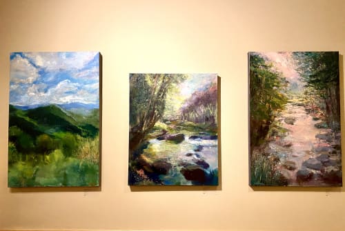 At The Scent Of Water | Paintings by Julia Lawing Fine Art | River Hills Country Club in Lake Wylie