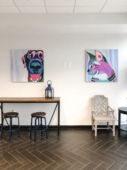 Cat Painting | Paintings by Dare Harcourt Art | Walnut Grove Animal Clinic in Memphis