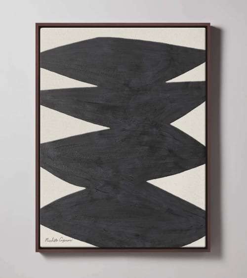 "Affirmations - Set of 4" Black I Affirmations Collection | Oil And Acrylic Painting in Paintings by ART + ALCHEMY By Nicolette Atelier