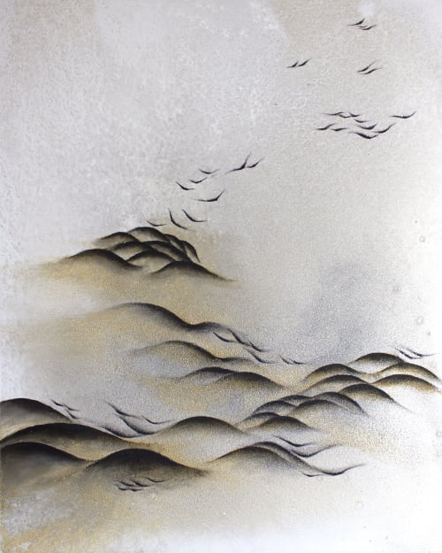 Entangled in you | Oil And Acrylic Painting in Paintings by Francesca Borgo