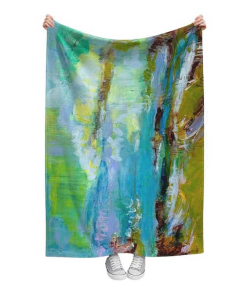 Belgian Linen Fabric Art Panel: Splendid by Dorothy Fagan | Textiles by Dorothy F