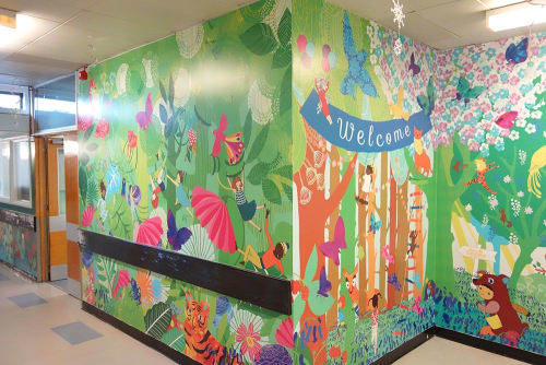 Bluebells Children's ward - Lister Hospital | Murals by Sas and Yosh | Lister Hospital in Stevenage