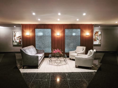 Paintings for Residential Lobby | Interior Design by Art Solutions | 309 E 87th St in New York