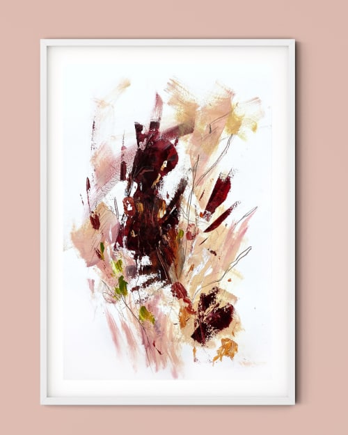 The secret life of flowers /1 | Oil And Acrylic Painting in Paintings by Cristina Dalla Valentina