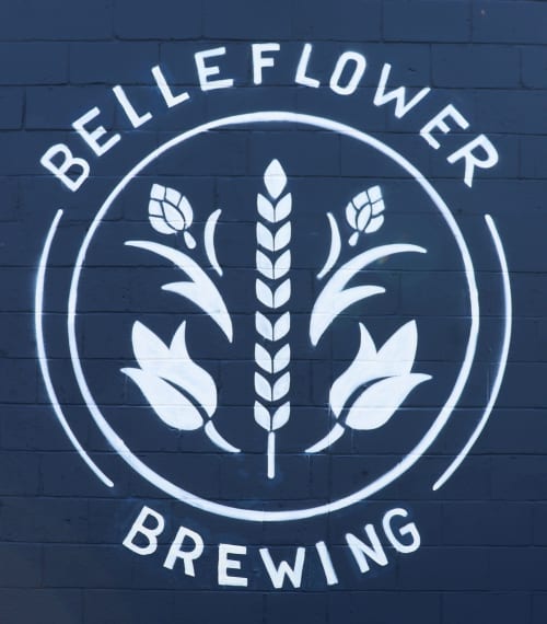 Belleflower Logo mural