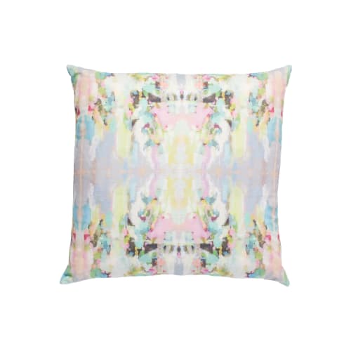 Lemonade Stand Linen Pillow | Pillows by Laura Park Designs