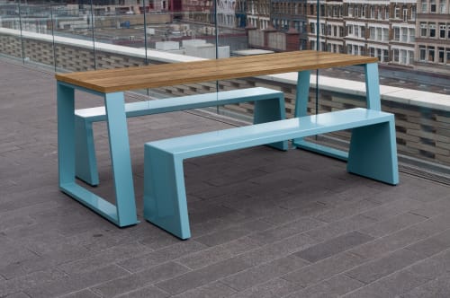 Block Tables and Benches | Tables by Jennifer Newman | Publicis Sapient in London