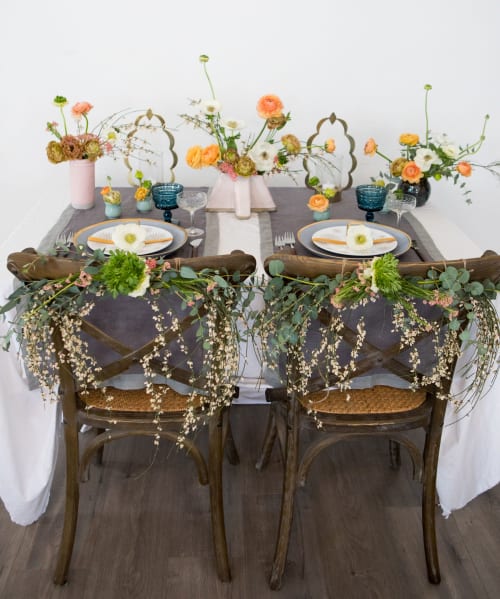 Sweetheart table for a wedding | Vases & Vessels by Nora Petersen Studio