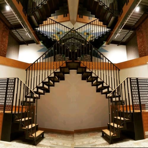Staircase Design | Furniture by PEKOTA | Applewood Suites - The Wellington Loft in Toronto