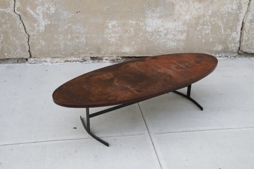 Rusty Board Coffee Table | Tables by Michael Daniel Metal Design