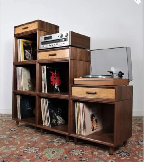 MODS stackable bookcase vinyl record case storage system | Storage by Gideon R