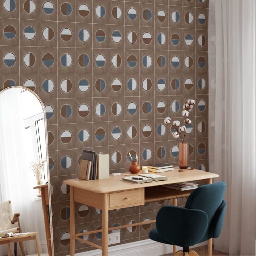 Solar Rays Wallpaper | Wall Treatments by Patricia Braune