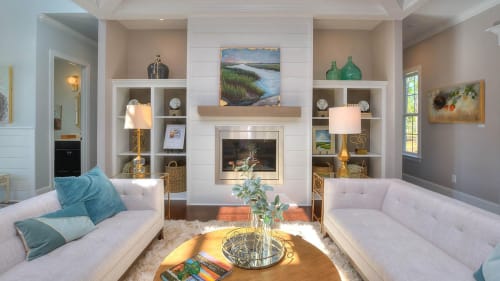 Coming Home | Paintings by Andie Paradis Freeman | Hagood Homes at St. James Plantation in Southport