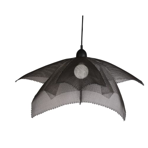 "Flora I"  Steel Wire Mesh Pendant Light 30" -Extra Large | Pendants by Anne Lindsay