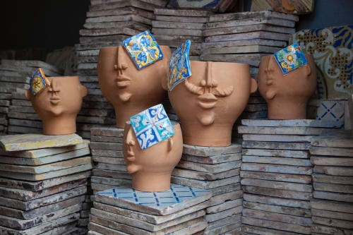 Marcello The Tile seller | Vases & Vessels by Patrizia Italiano | Palermo in Palermo