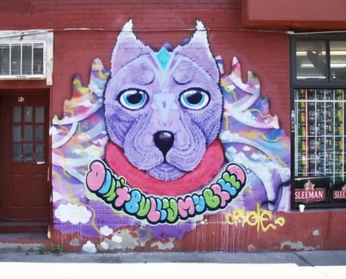 Don't Bully My Breed | Street Murals by Sebastian "Cryote" Millar
