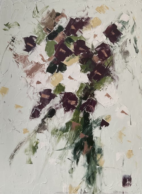 “Buzzing About” | Oil And Acrylic Painting in Paintings by Ronda Waiksnis