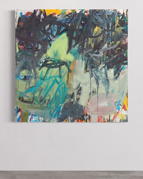 SOLD-Mixed Media Abstract Oil Painting | Oil And Acrylic Painting in Paintings by Ethan Newman