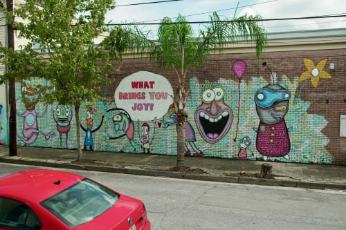 NOLA Joy Mural | Street Murals by Gary Hirsch (botjoy)