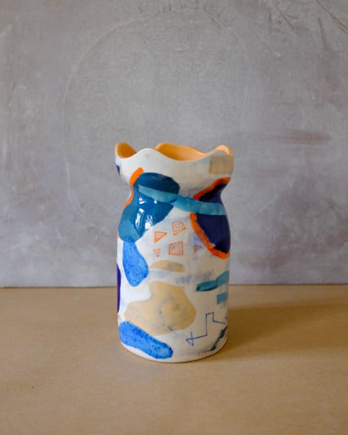 Map vase | Vases & Vessels by Victoria Gilles Fernández
