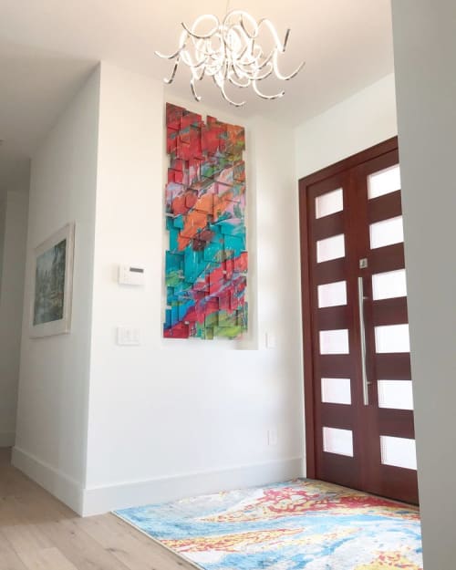 "Palette" Metal Wall Art Sculpture | Wall Sculpture in Wall Hangings by Karo Studios