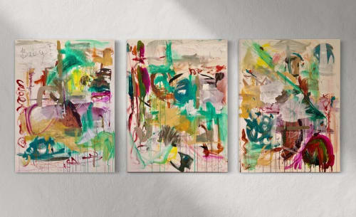 Music to My Ears | Oil And Acrylic Painting in Paintings by Gaby Castro Joffroy