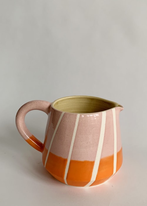 Pastel Lasers Creamer | Drinkware by Mineral Ceramics