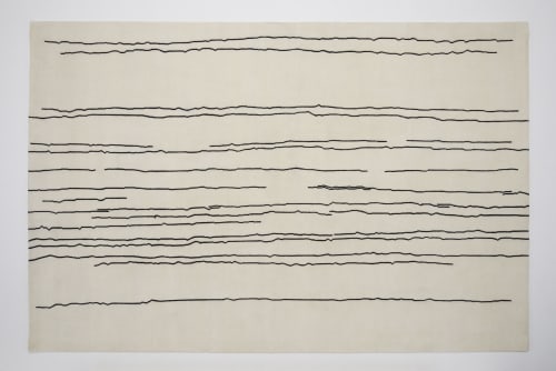 Woodlines (W/B) | Area Rug in Rugs by Naja Utzon Popov