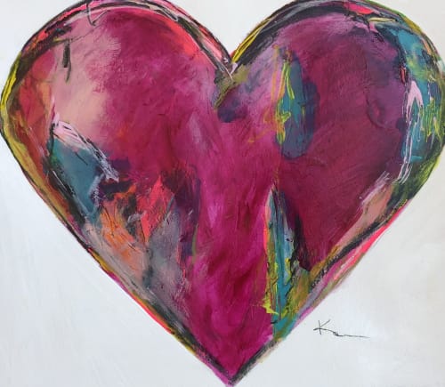 Heart on Paper | Paintings by Kelly Merkur Art