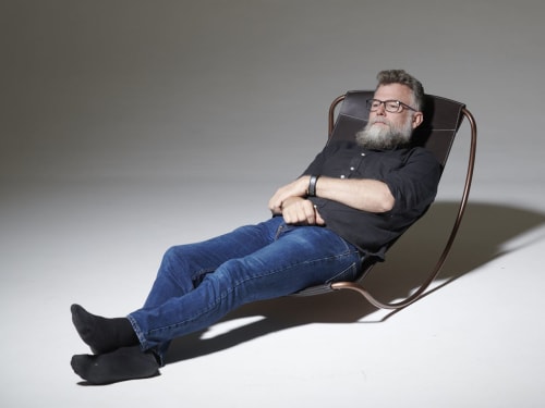 Sling Rocker Deck or Pool Chair | Easy Chair in Chairs by Studio Stirling