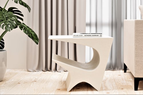 Star Axis Side Table in Polished Concrete | Tables by Neal Aronowitz