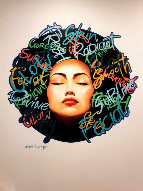 Fresh Face | Murals by Susan Respinger | Paris Skin Clinic in Ardross