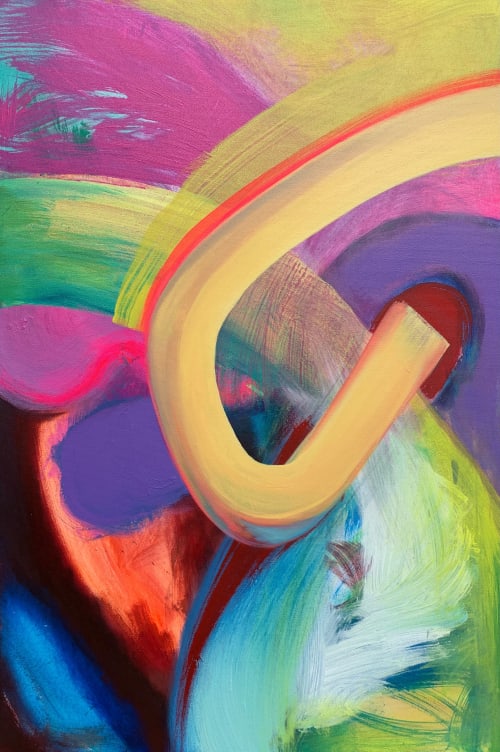 Playtime | Oil And Acrylic Painting in Paintings by Kim Powell Art