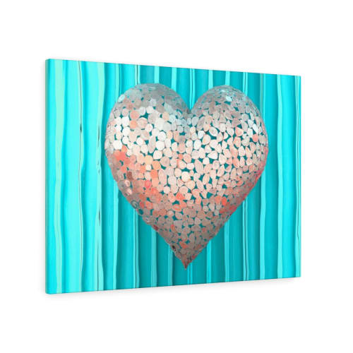 Coral Heart 4362 | Prints in Paintings by Petra Trimmel